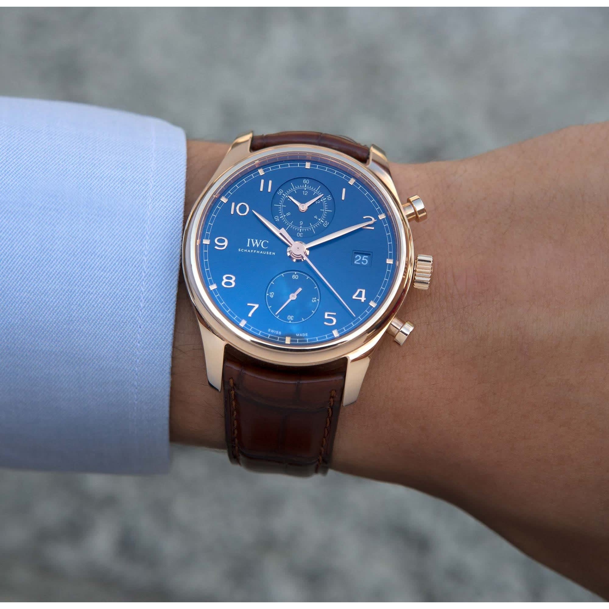 Iwc bucherer shop blue edition